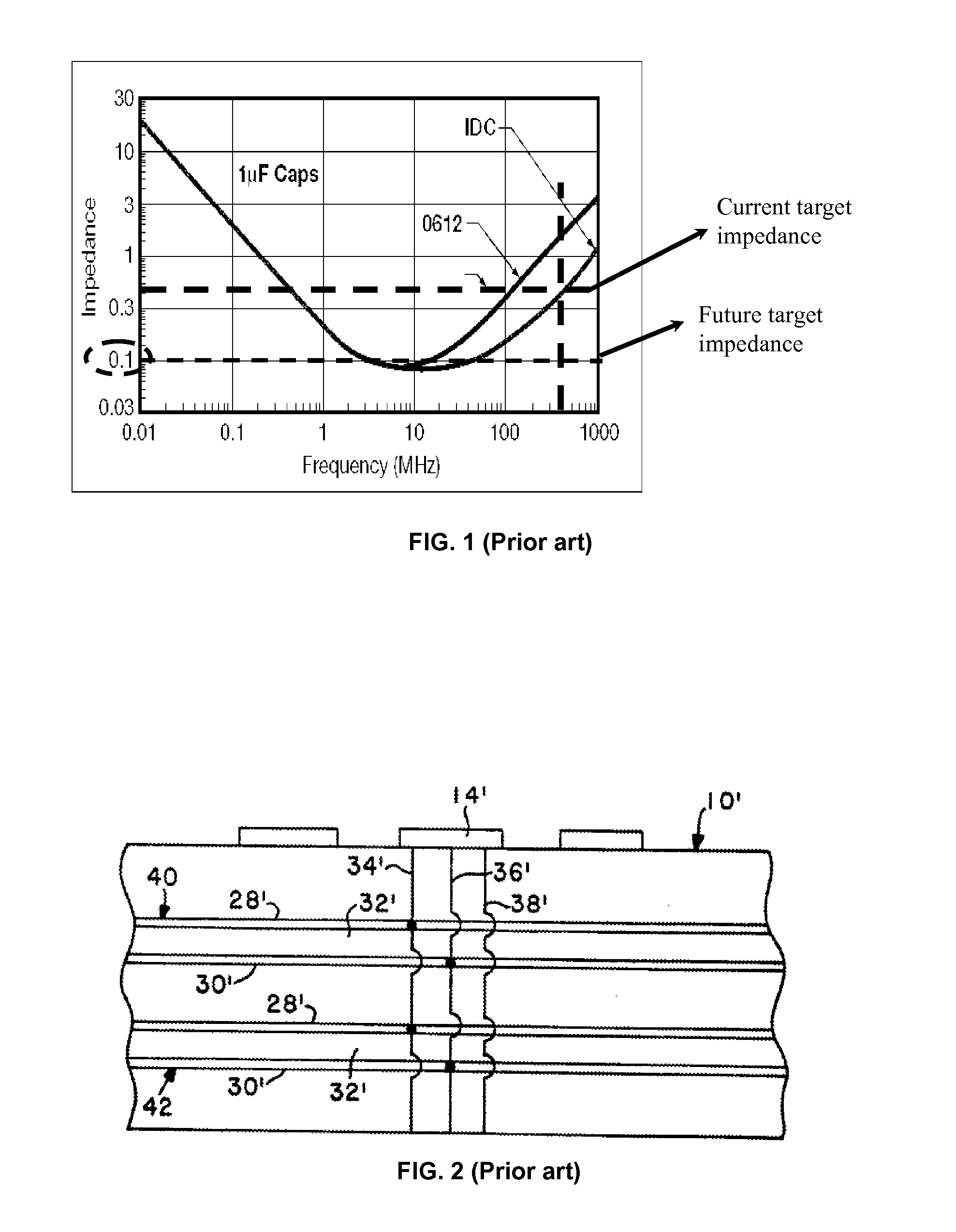 Wiring structure of laminated capacitors