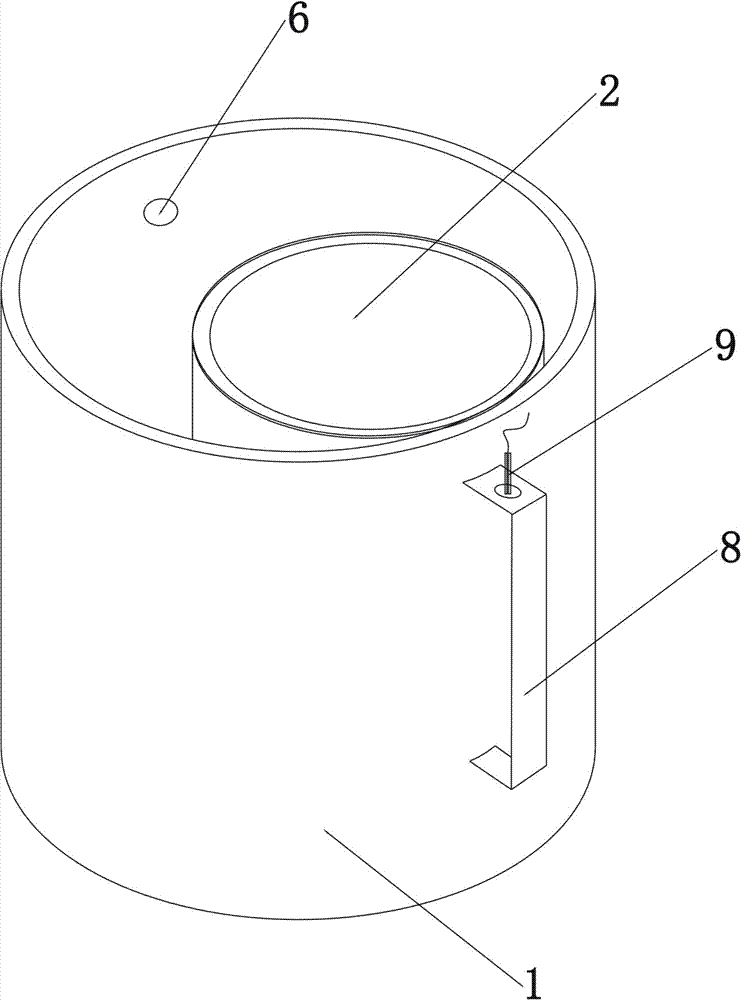 Gastrointestinal filling type ultrasonic contrast agent brewing device