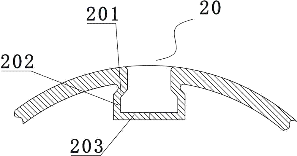 Gastrointestinal filling type ultrasonic contrast agent brewing device