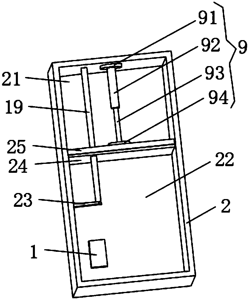 Viewing instrument washing device for ear, nose and throat department