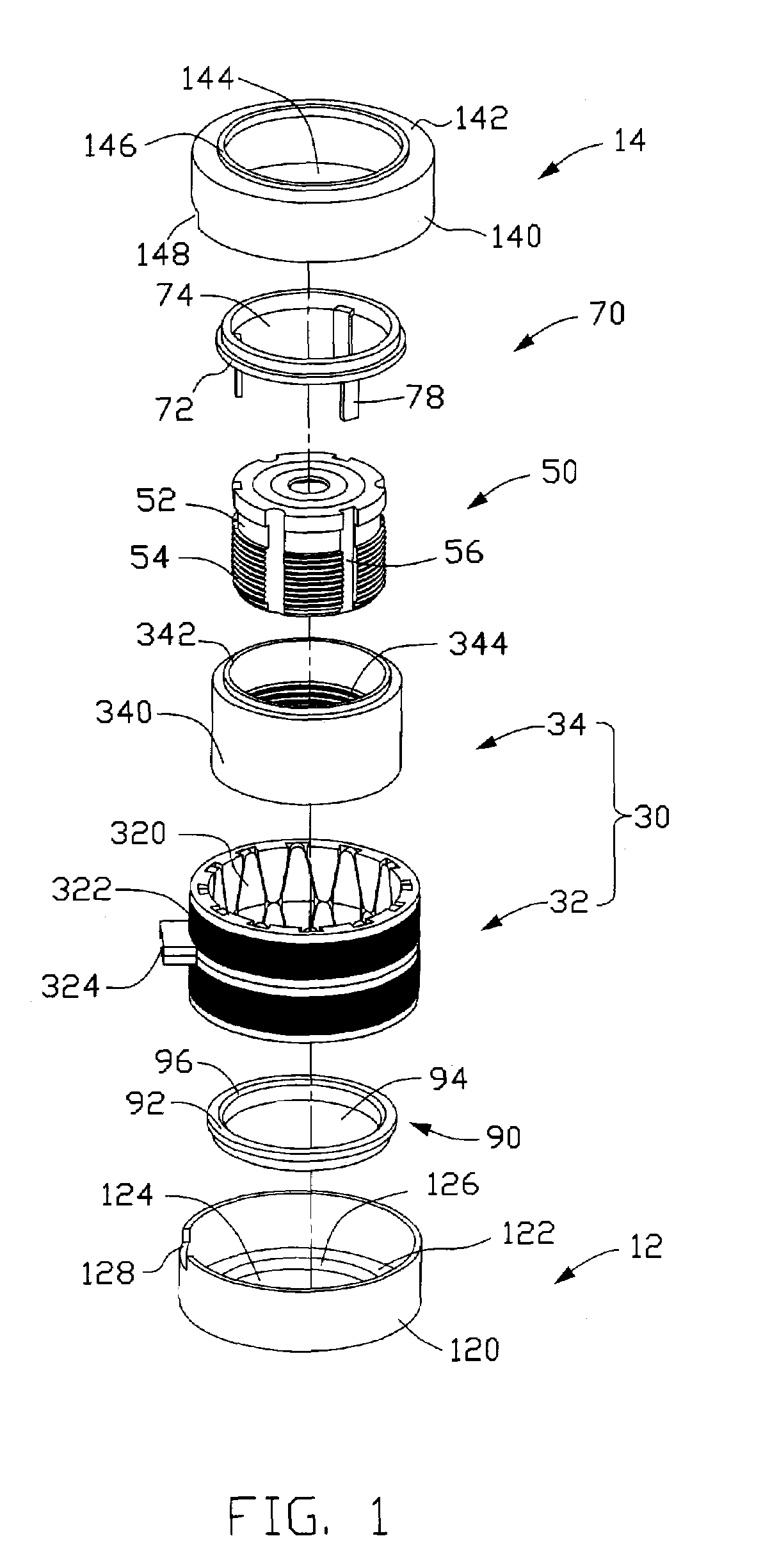 Motor structure with built-in lens