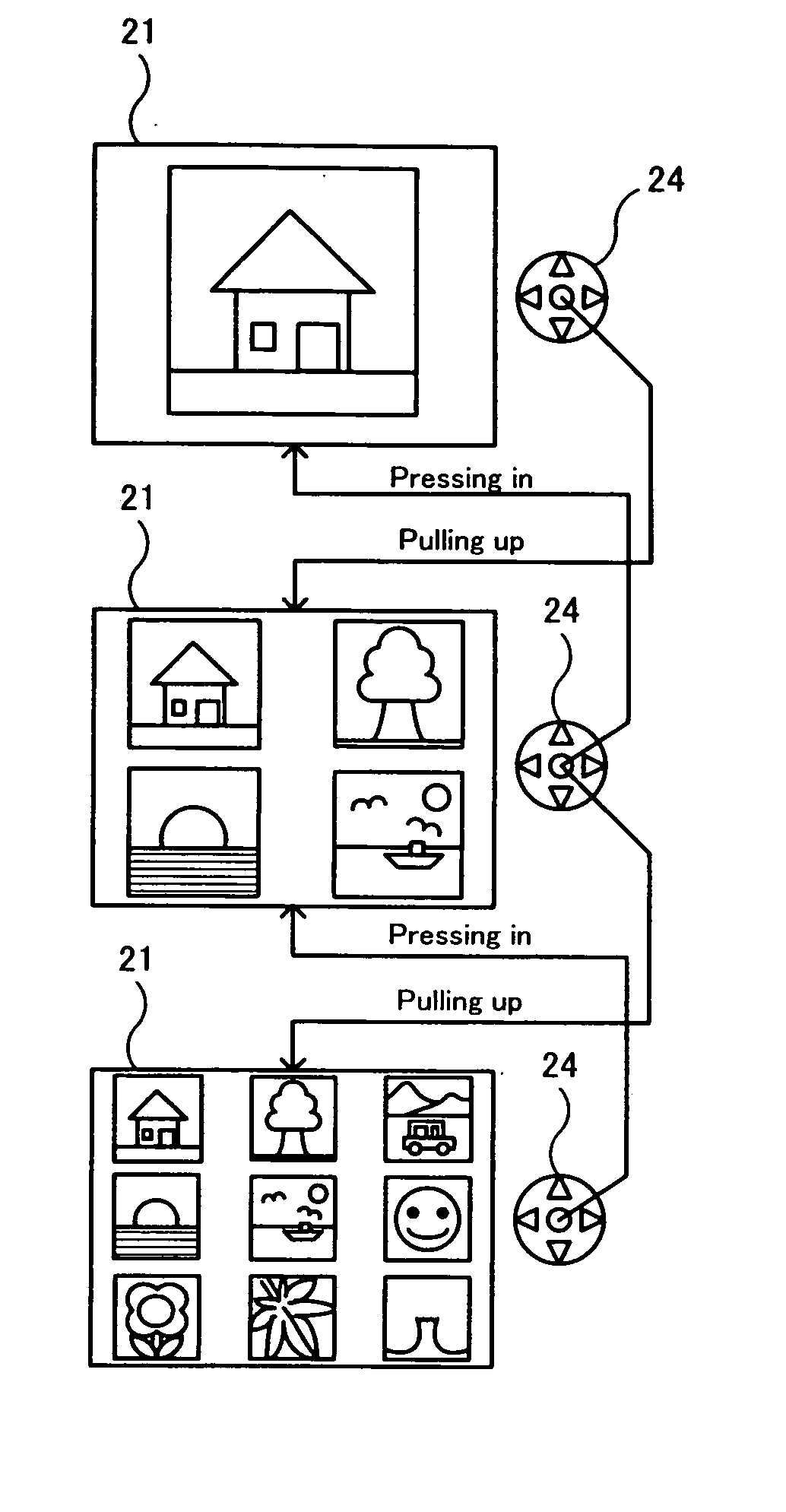 Apparatus for displaying an image