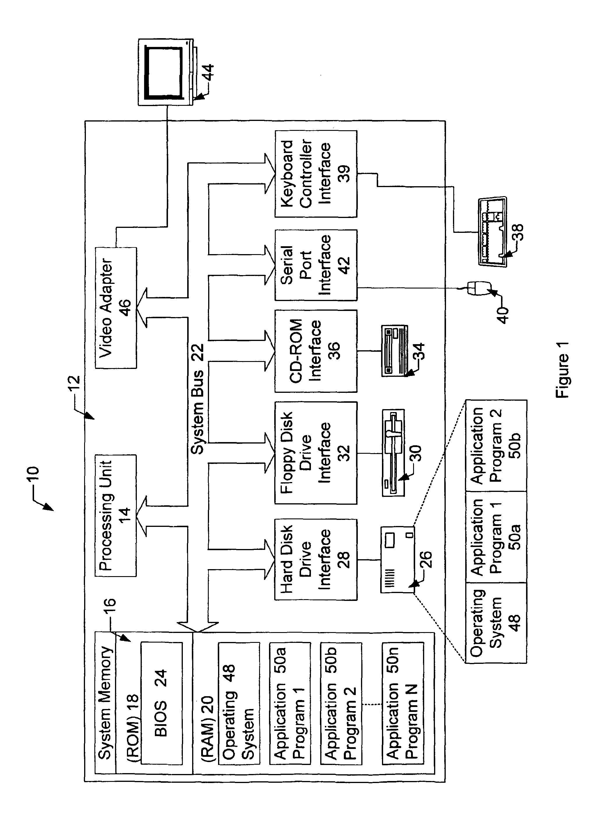 Systems, methods, and computer program products for managing the display of information output by a computer program