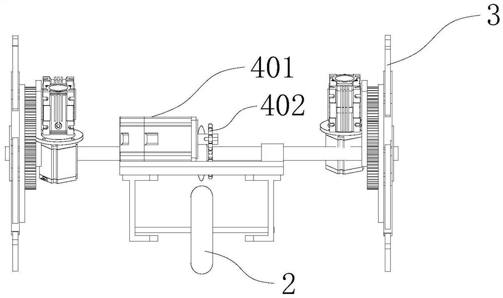 Self-leveling chassis, agricultural vehicle and leveling method