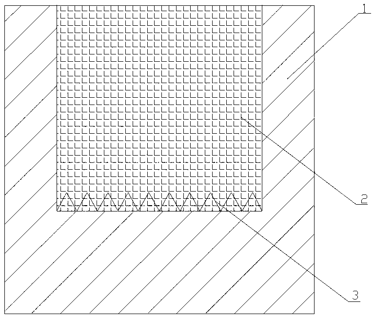 Earthwork standard room and preparation method thereof