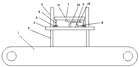 Assembling device for castings