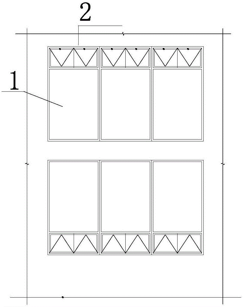 Building double-layer energy-saving window structure and energy saving method thereof