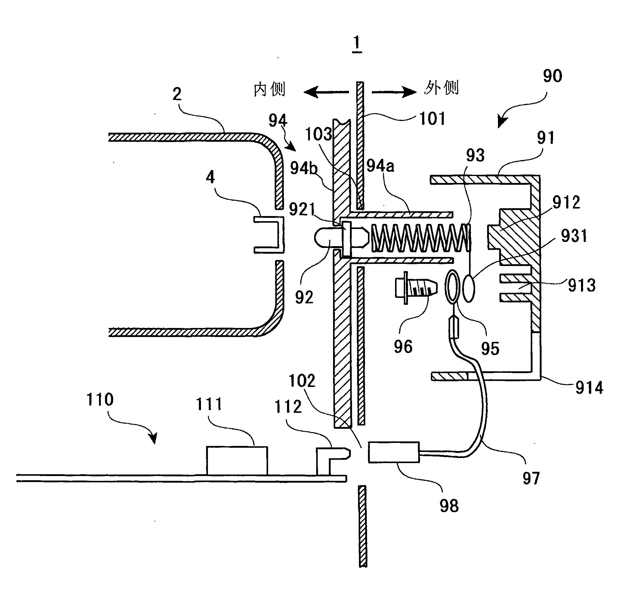 Power supply circuit, image forming device, power panel and processing unit