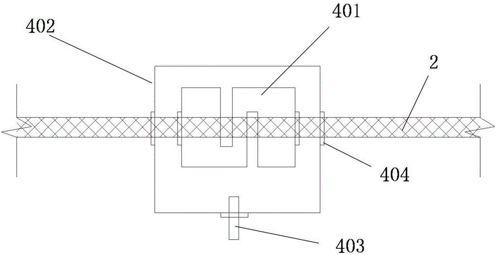 Device and method having force measuring function and used for preventing out-of-plane unstability