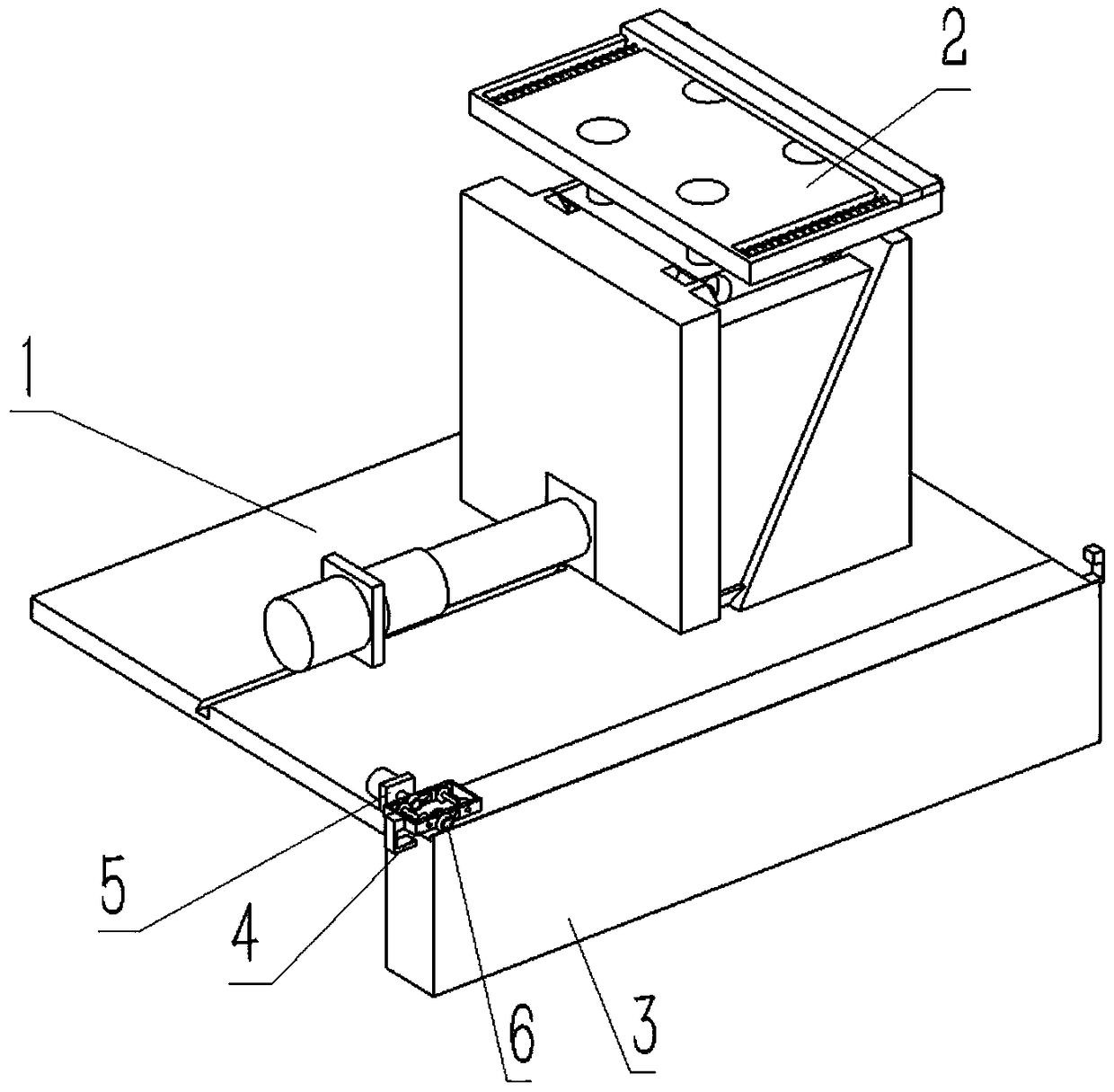 3D printing machine forming platform lifting mechanism