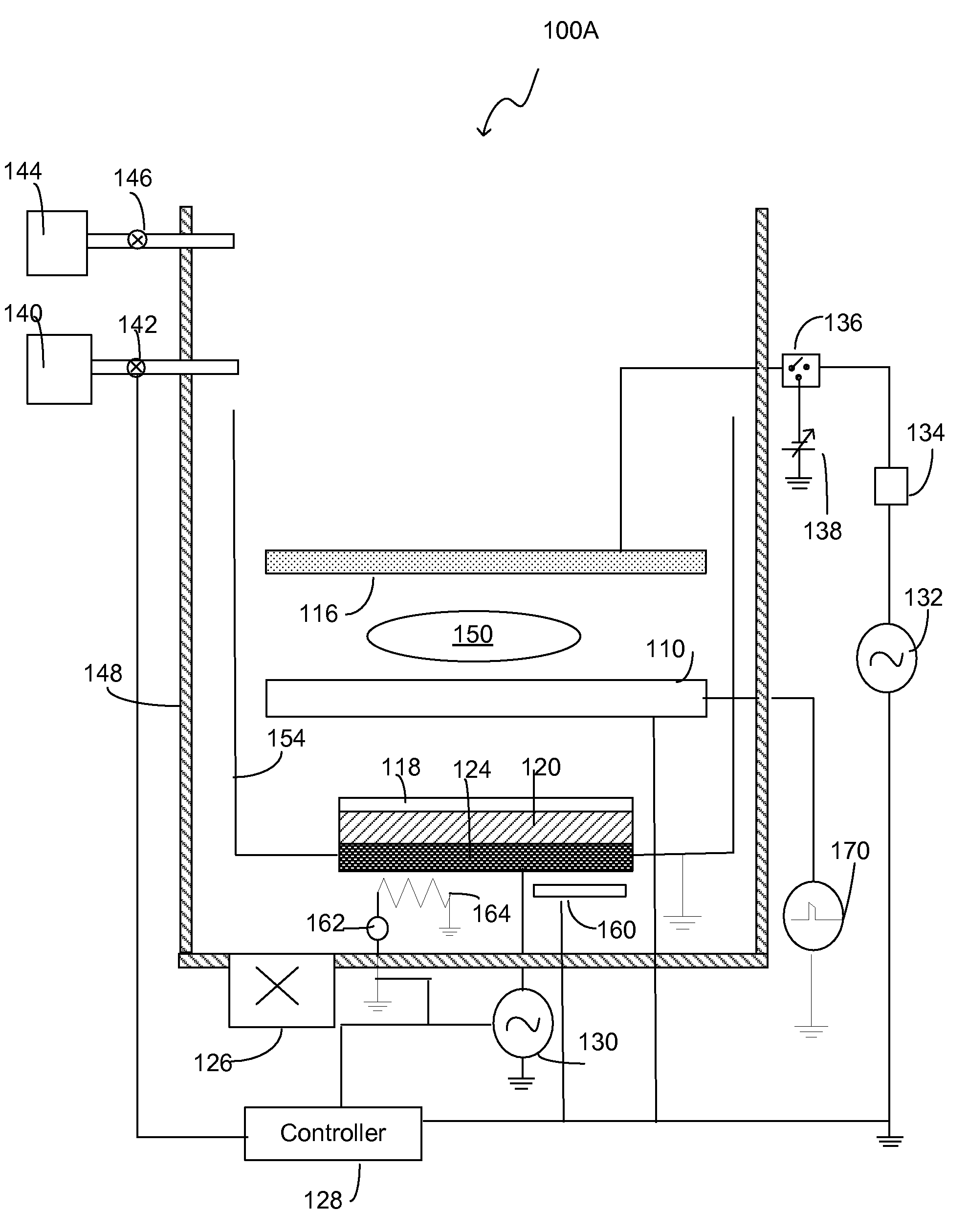 Coaxial microwave assisted deposition and etch systems