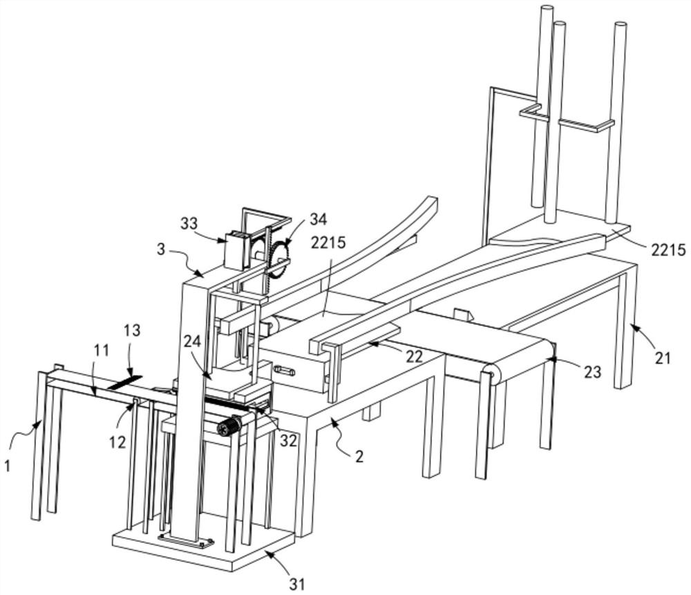 A paint brush production line with automatic output function