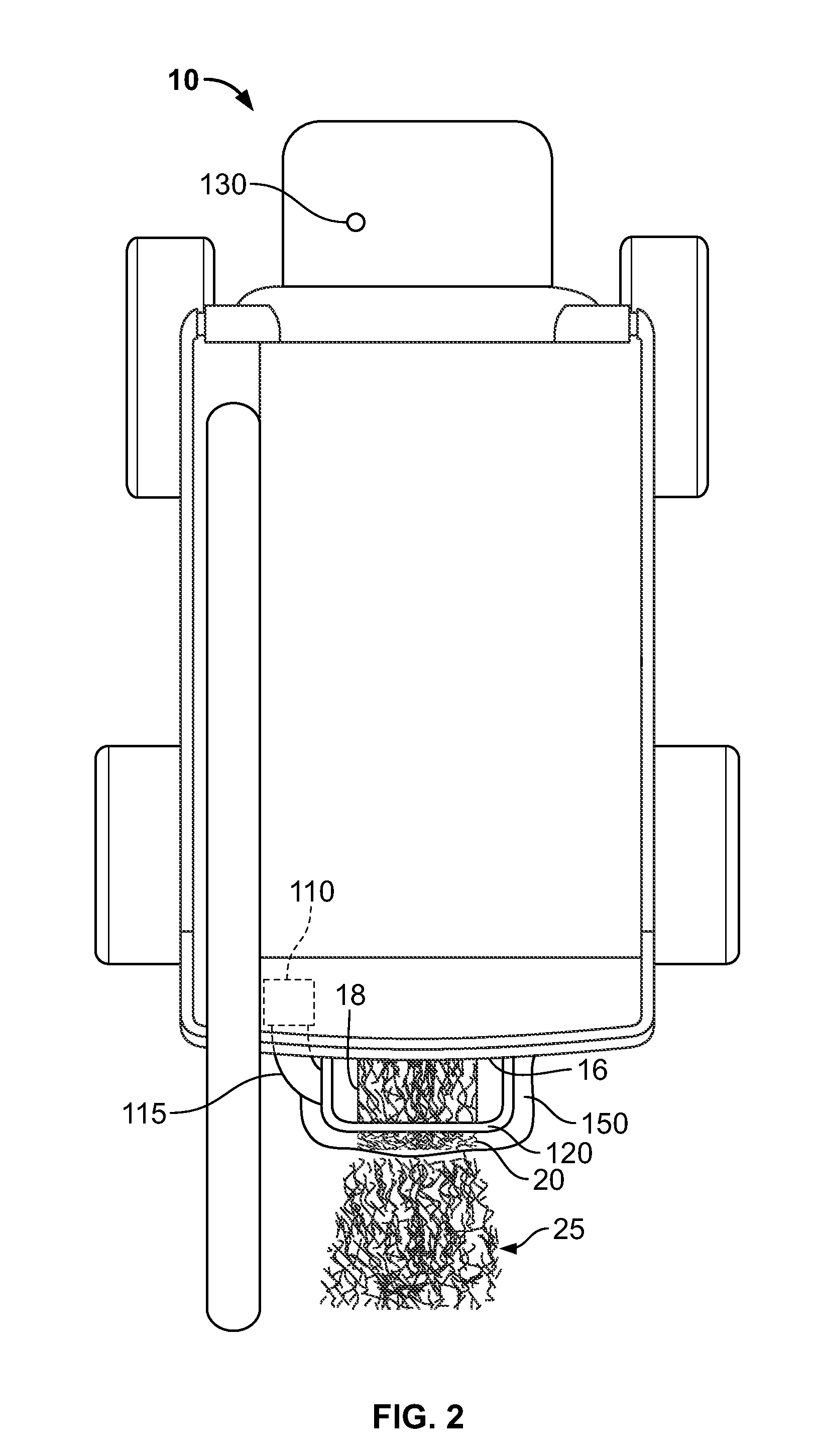 Air curtain discharge protection for an agricultural harvester