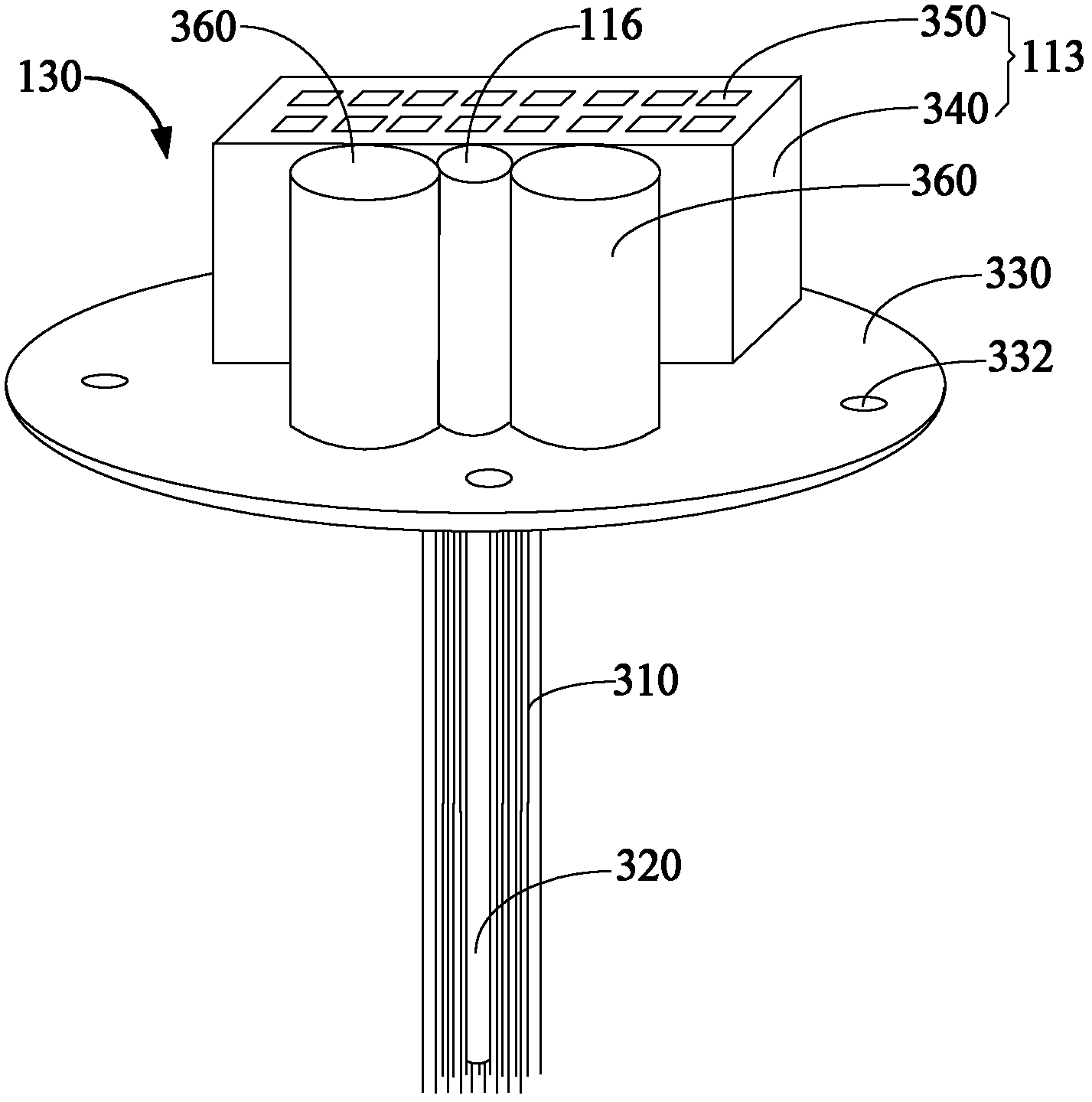 Implanted photoelectrode collecting, regulating and controlling device
