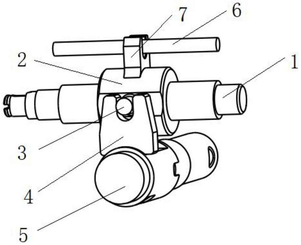 Servo mechanism with guide rail matched with ball screw pair and transmission method of servo mechanism