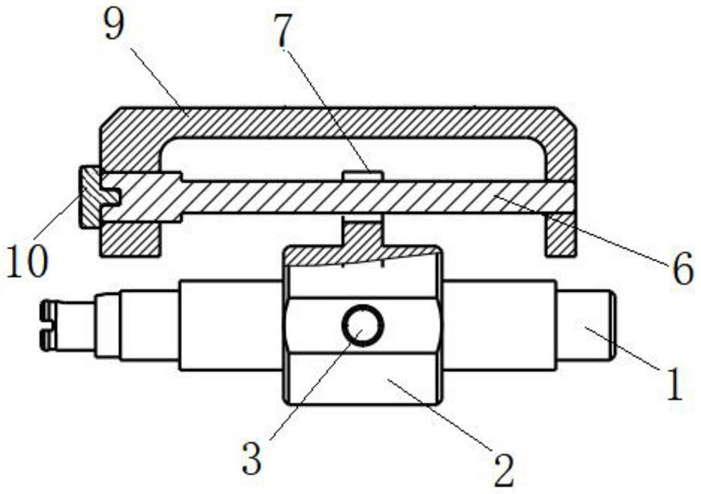 Servo mechanism with guide rail matched with ball screw pair and transmission method of servo mechanism