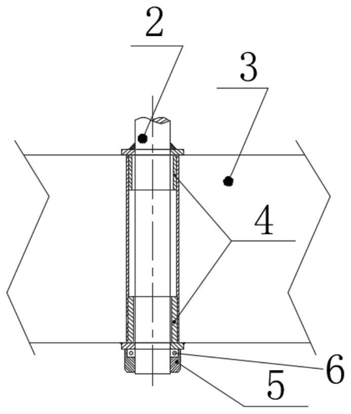 Pendulum type automatic rope arranging device