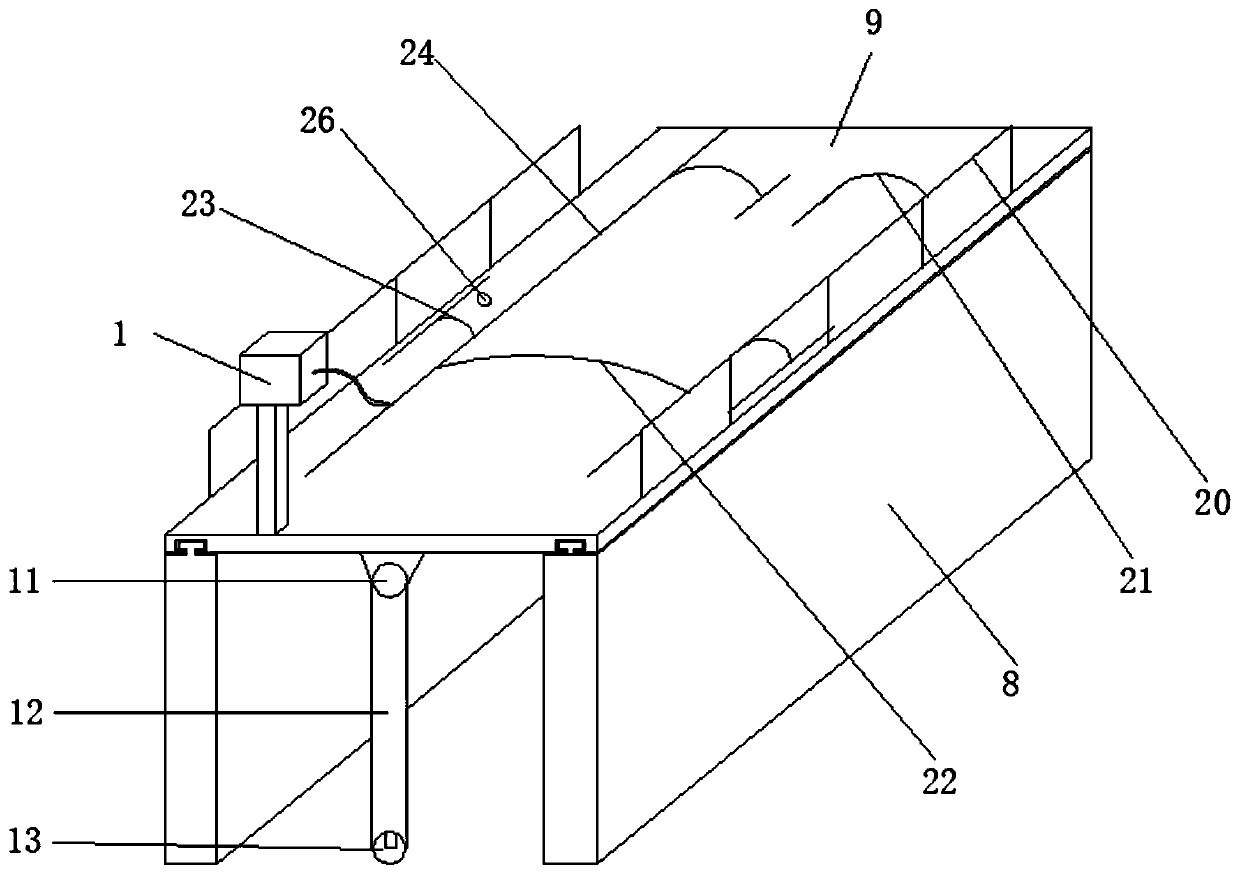 Cardiography device capable of automatically adjusting position for cardiology department