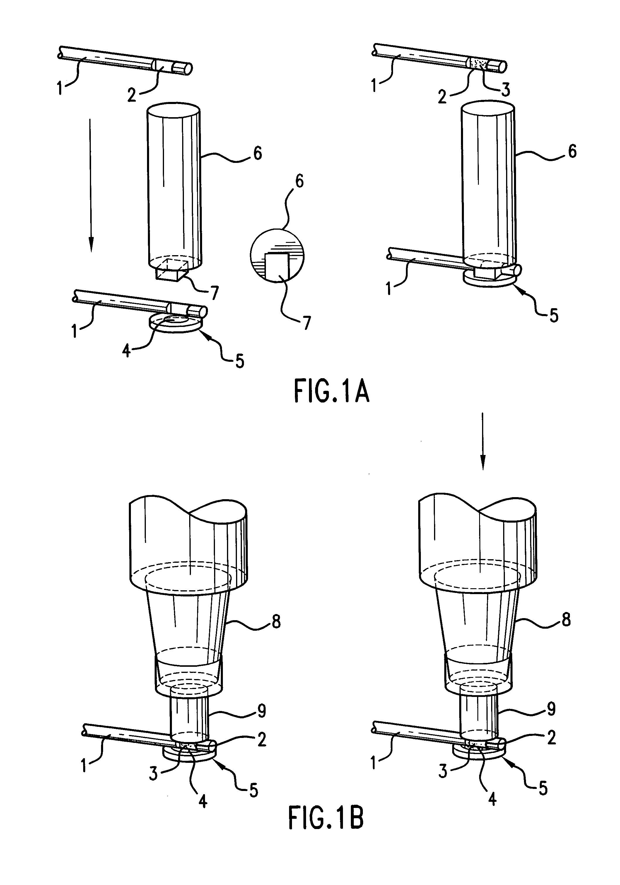 Apparatus for handling biopsy specimens, and method for using it