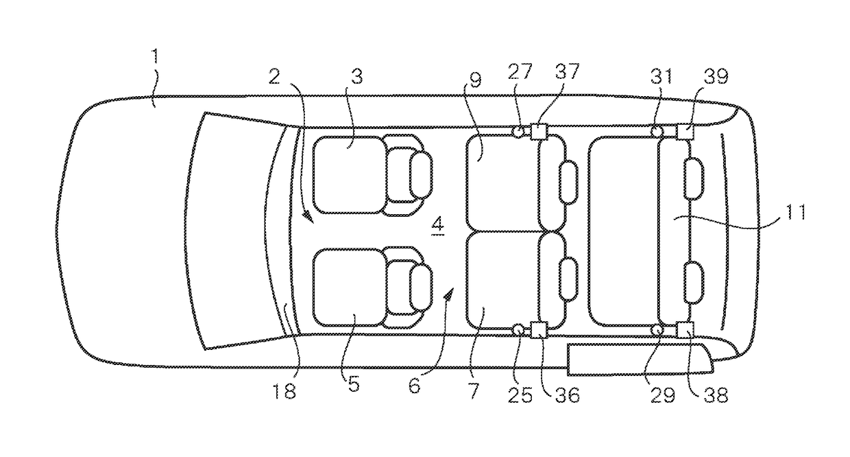 Vehicle interior illumination device