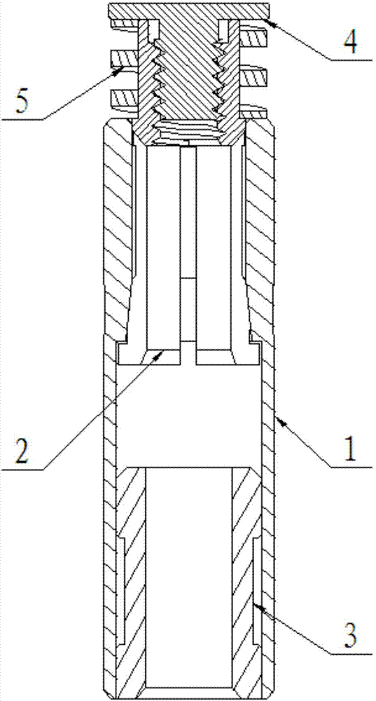 Handpiece capable of automatically locking by pressing central spindle and central spindle for handpiece