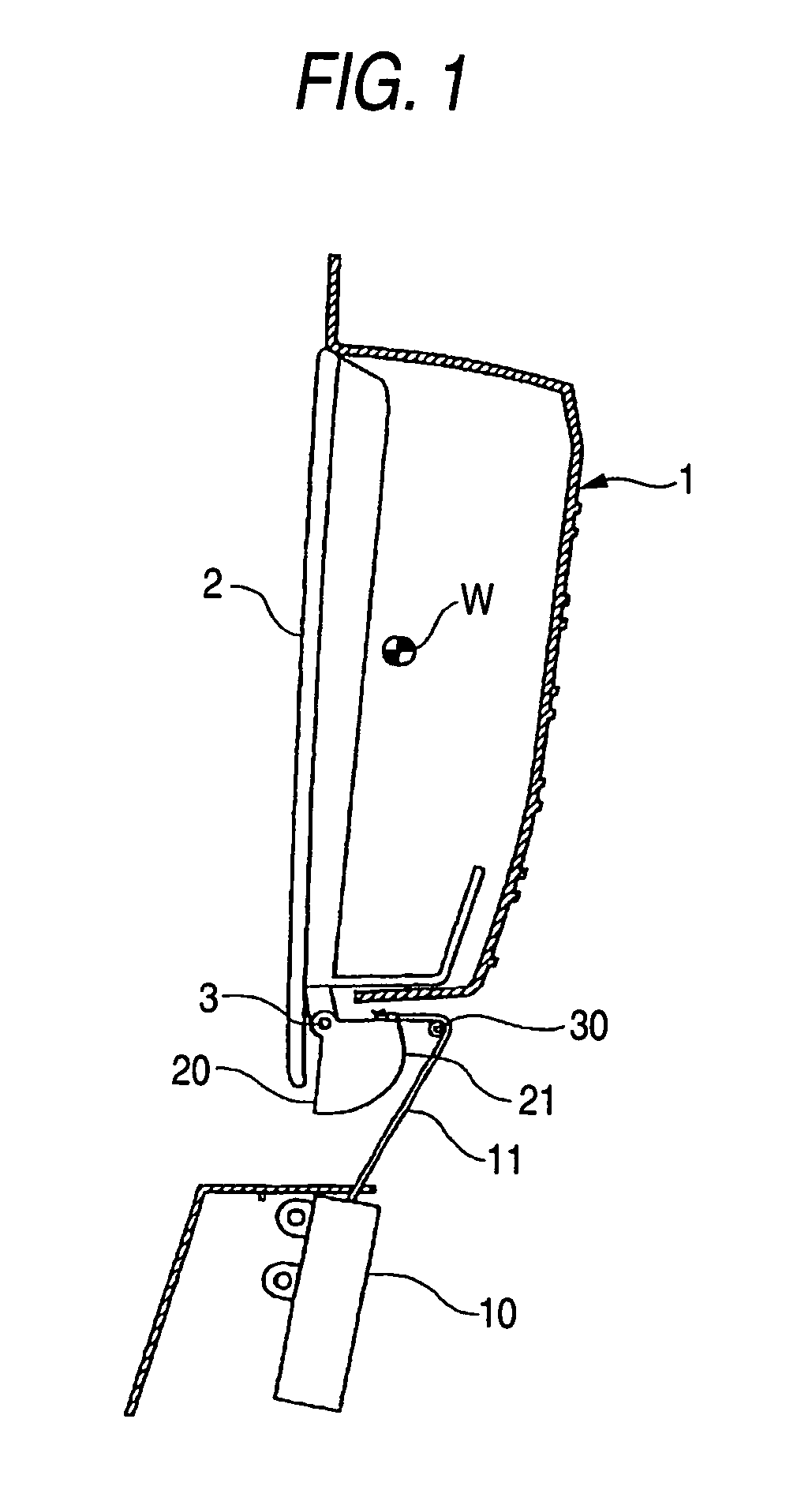 Storage apparatus for vehicle