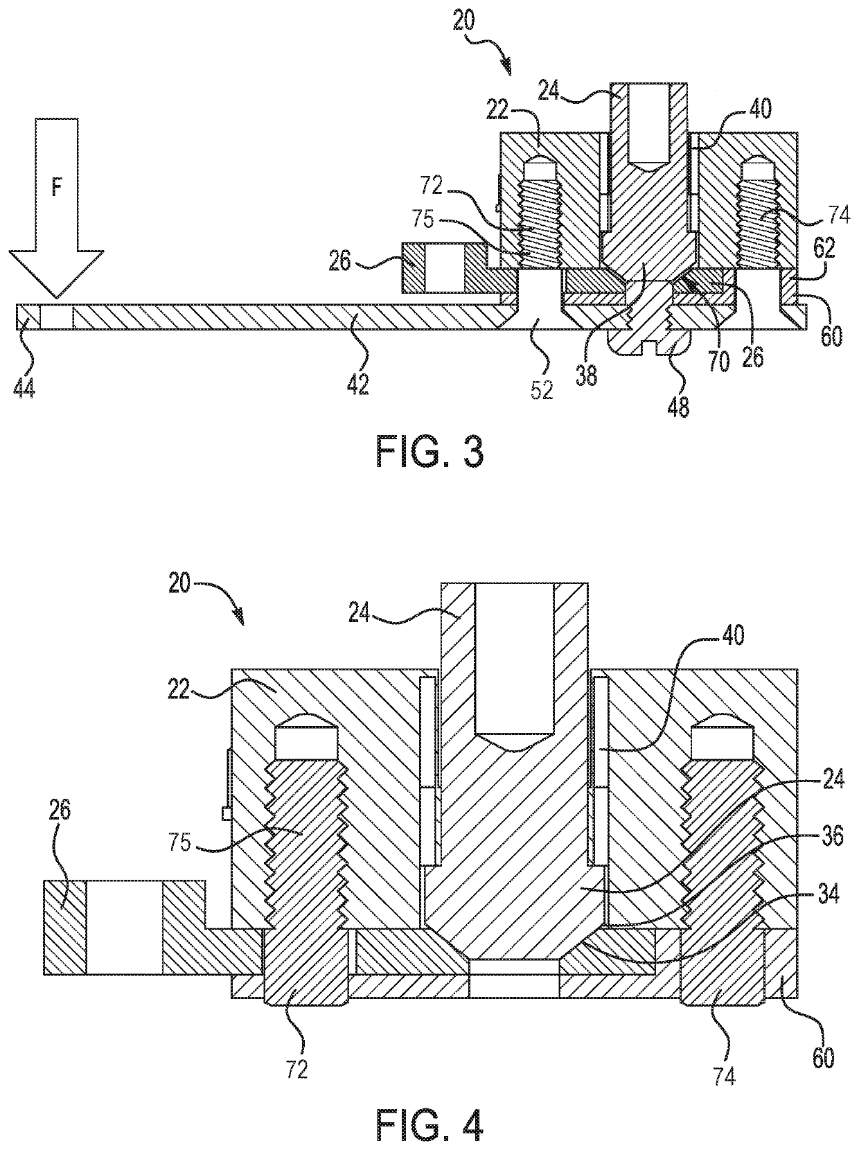 High power, single-use electrical switch