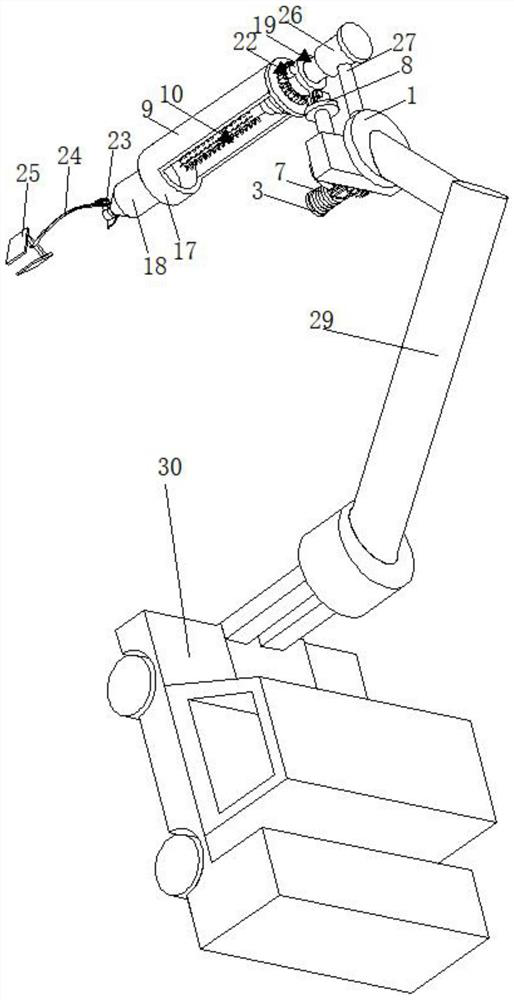 Device for pruning branches and leaves of garden plants