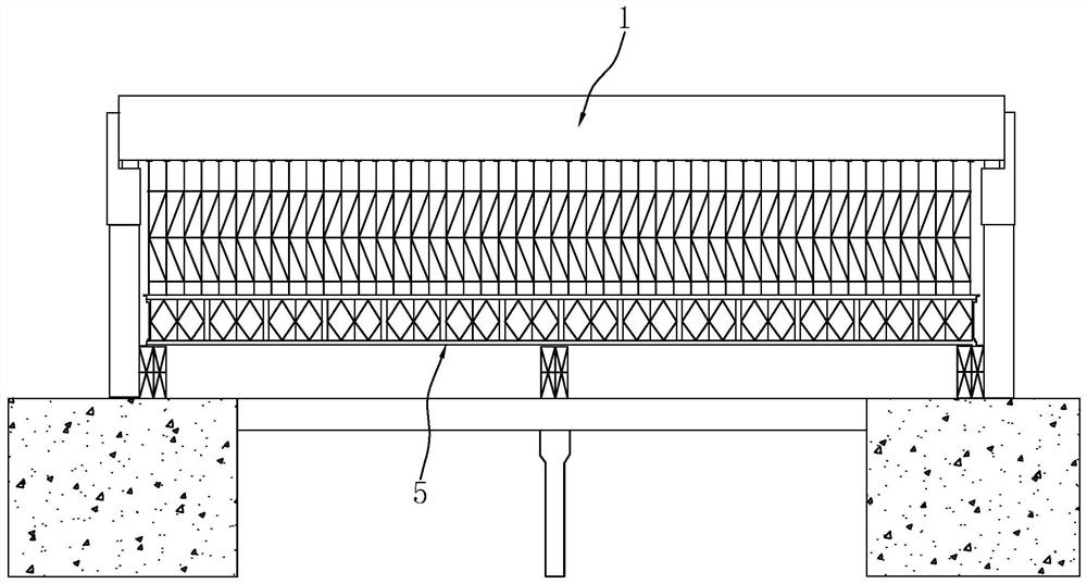 Construction method for dismantling large-span pre-stressed cast-in-place box girder