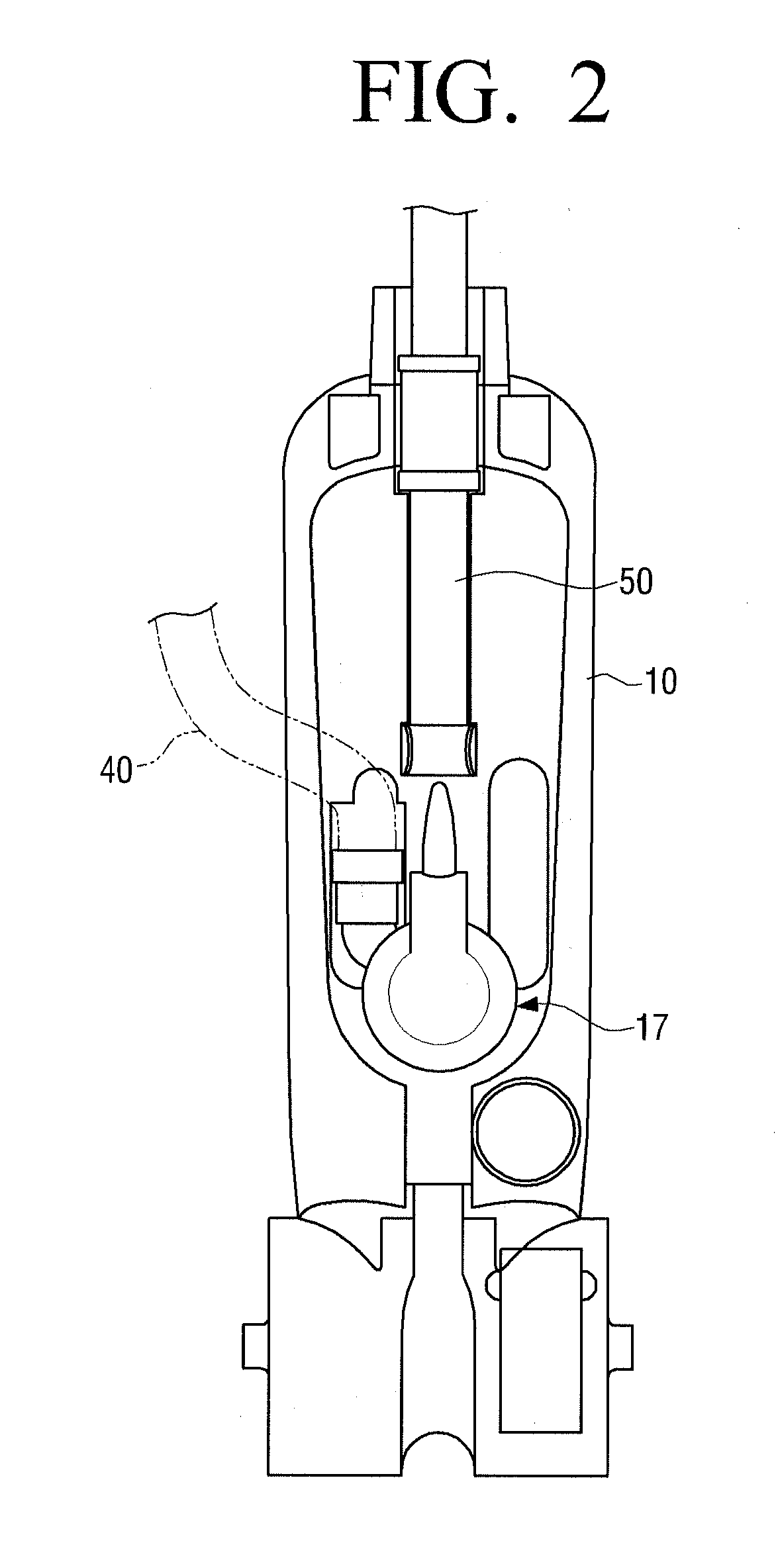 Upright vacuum cleaner having path switching apparatus