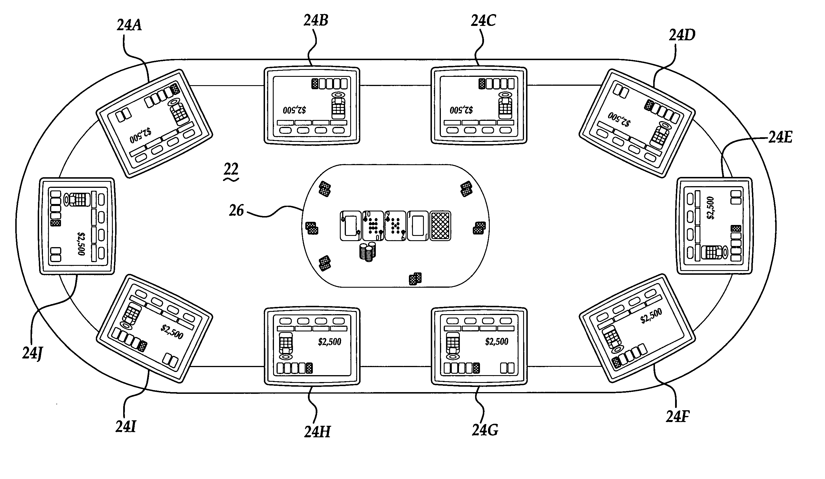 System and method for playing an electronic card game