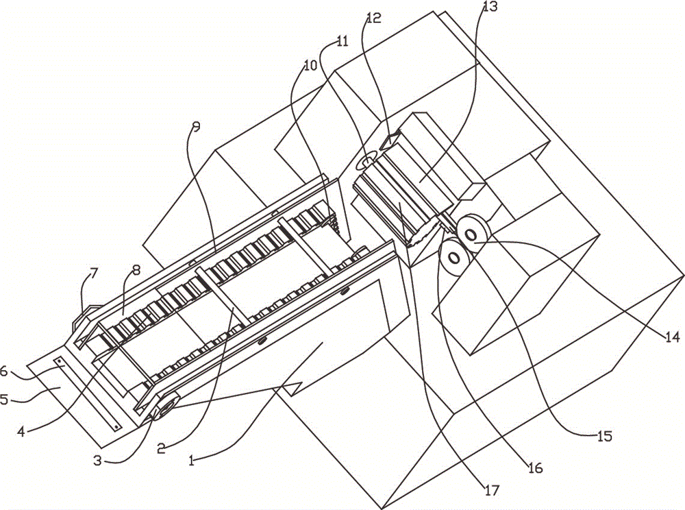 An automatic online delivery system for straws