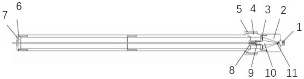 High-frequency 3M circular test tool of three-coaxial-method cable shielding effectiveness test system