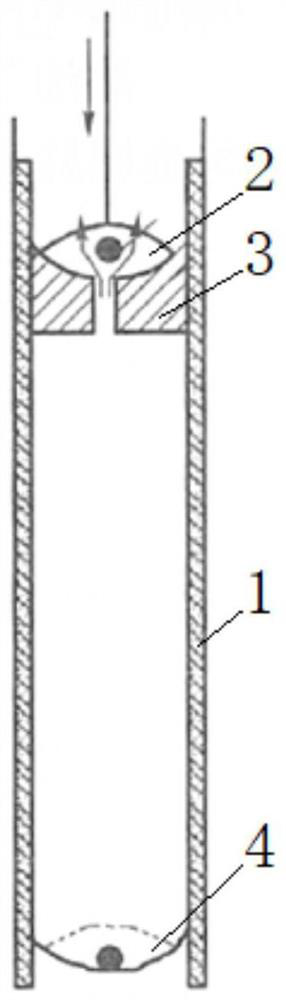 Method for quickly calculating water content of mixed liquid in oil well shaft