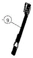 A method and device for X-ray transillumination using a gis cylinder as a support