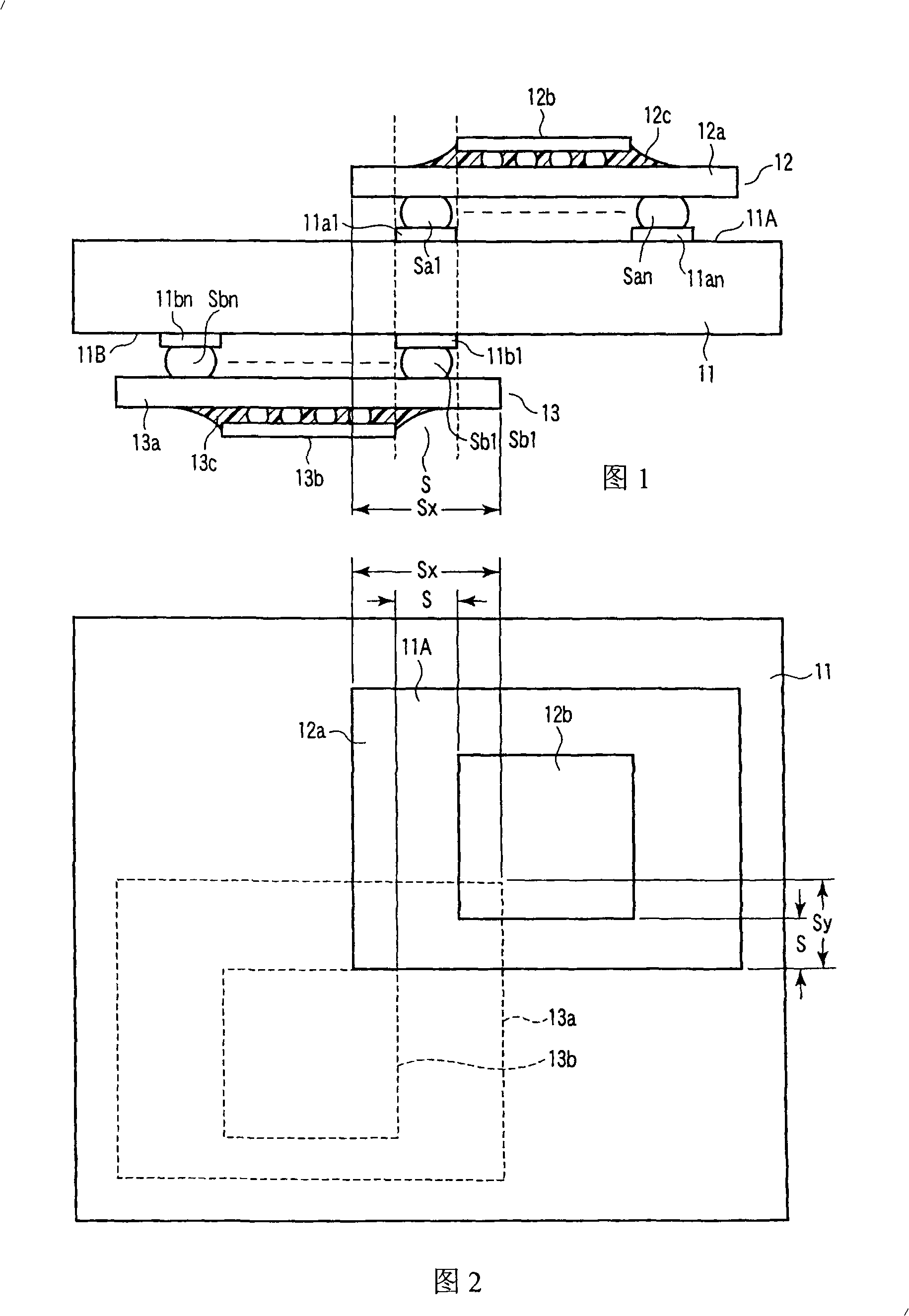 Printed circuit board, electronic member mounting method and electronic device