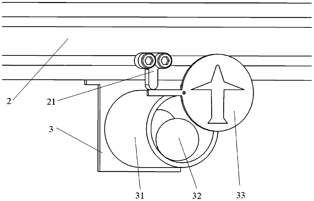 A target simulation device for assisting exercise control of airborne optoelectronic pods