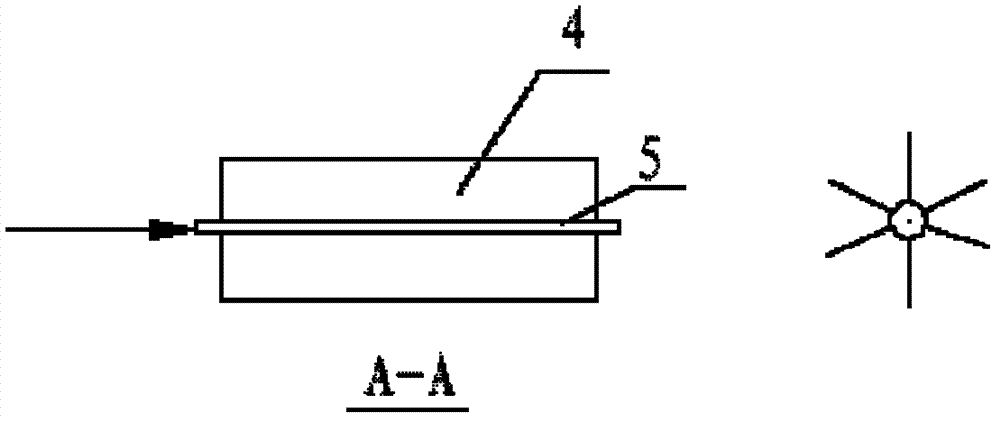 Communication type breakwater wave dissipation structure for resisting wave suction force