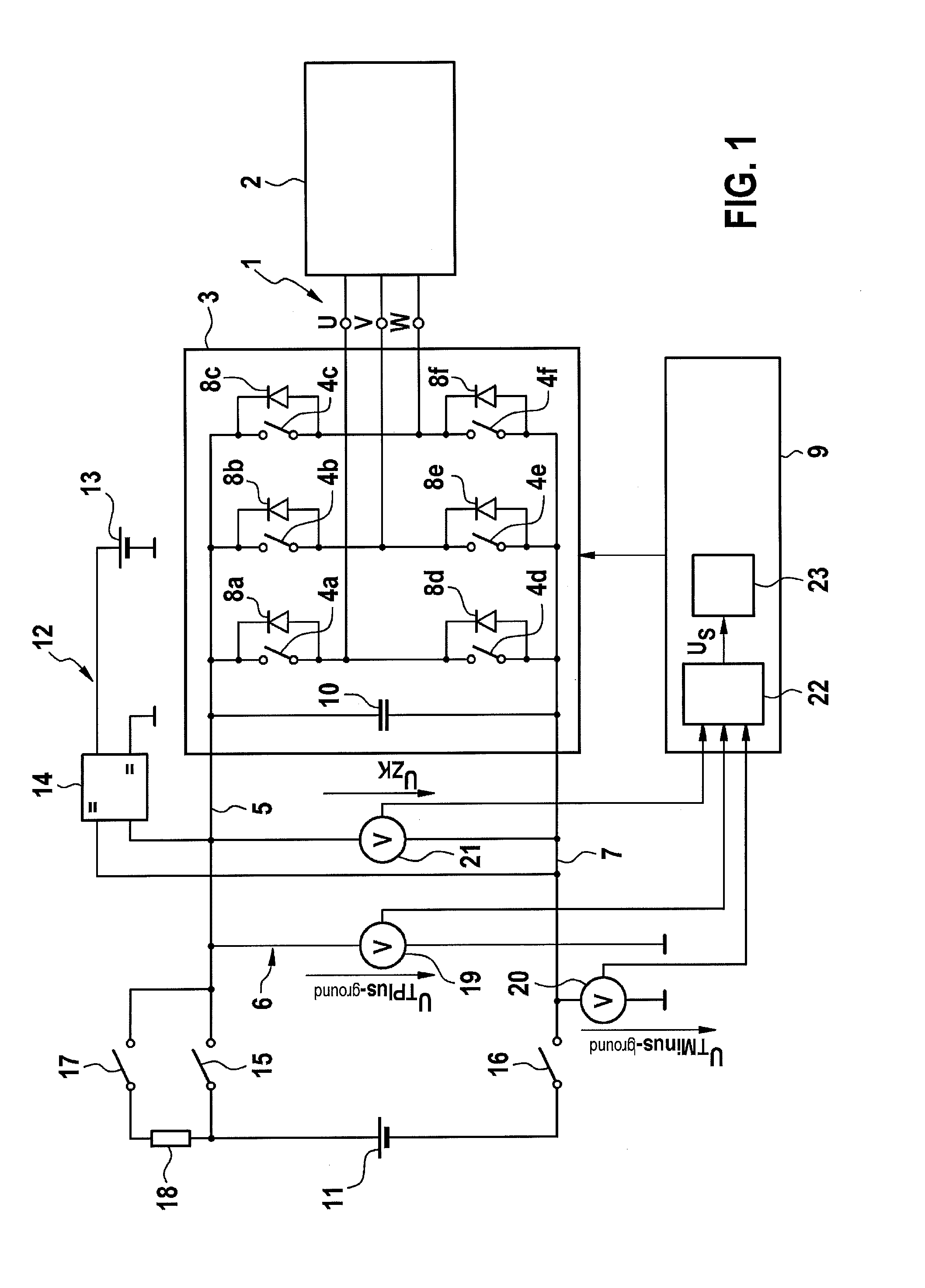 Method and device for monitoring the insulation resistance in an ungrounded electrical network