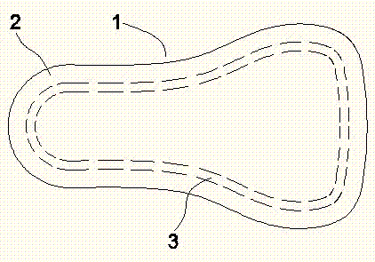 Portable type shared bicycle saddle protecting bush