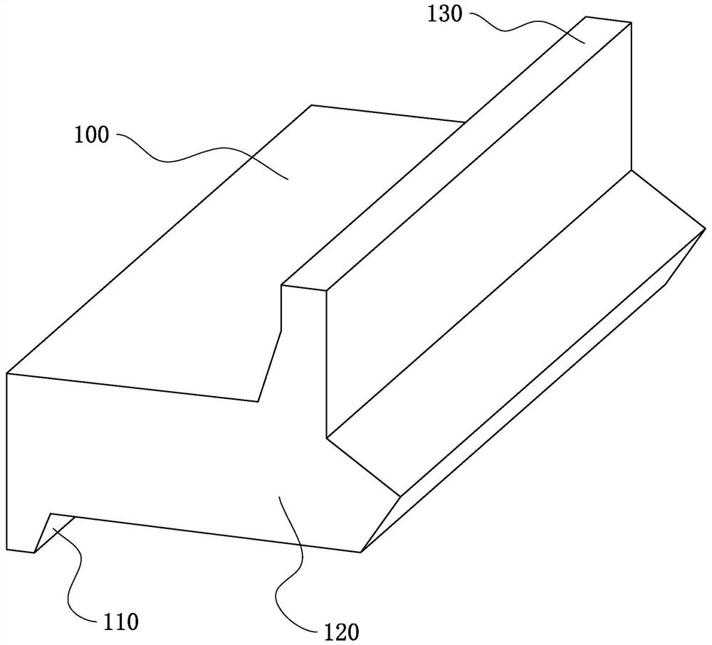 Construction system and construction method for concrete levee crown