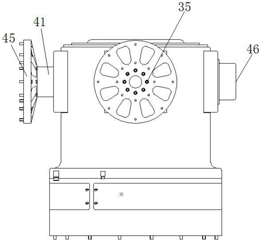 Integrated three-dimensional de-coupling device having static-pressure guiding function and vibration bench