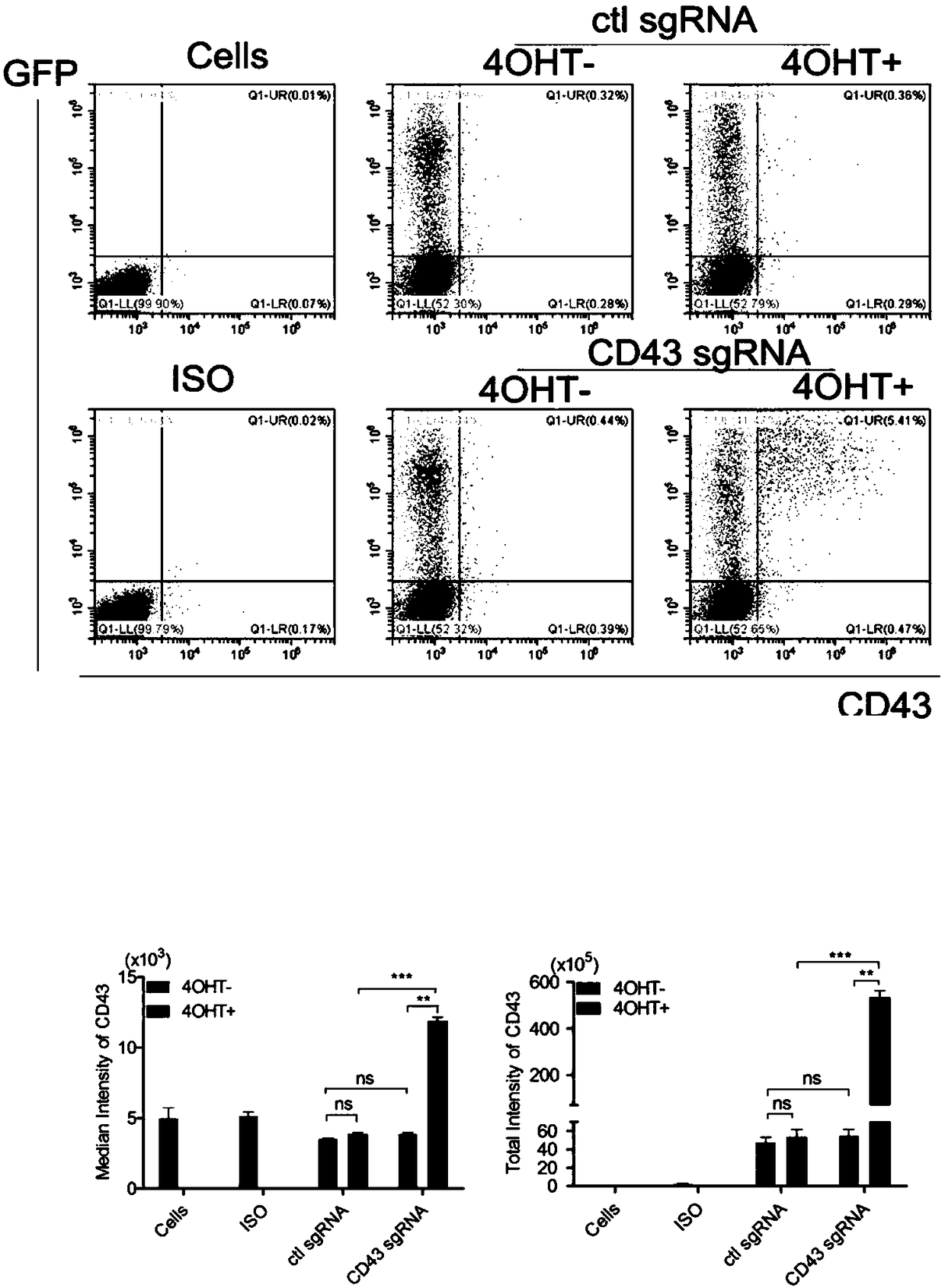 Drug-inducible CRISPR/Cas9 system for gene transcription activation
