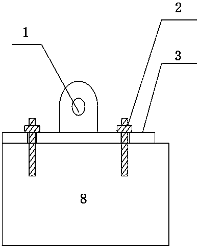 Anti-falling steel purlin conversion device