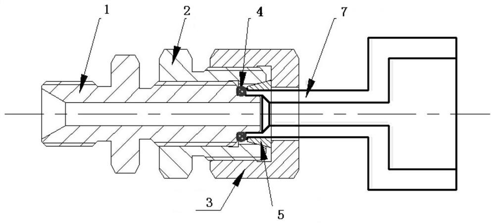 A special-shaped joint adapter device for aerospace special valves