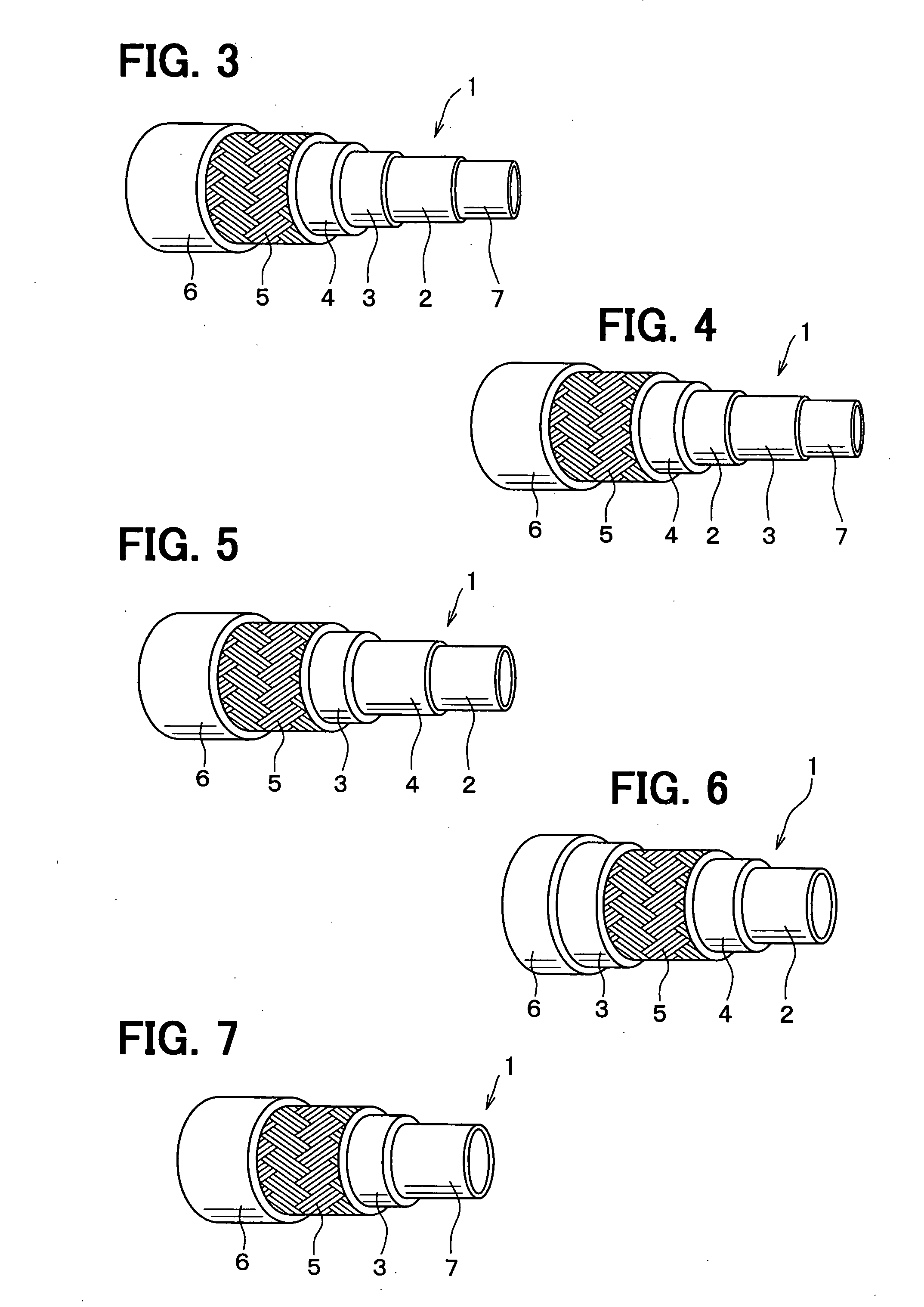 Refrigerant transporting hose and manufacturing method therefor