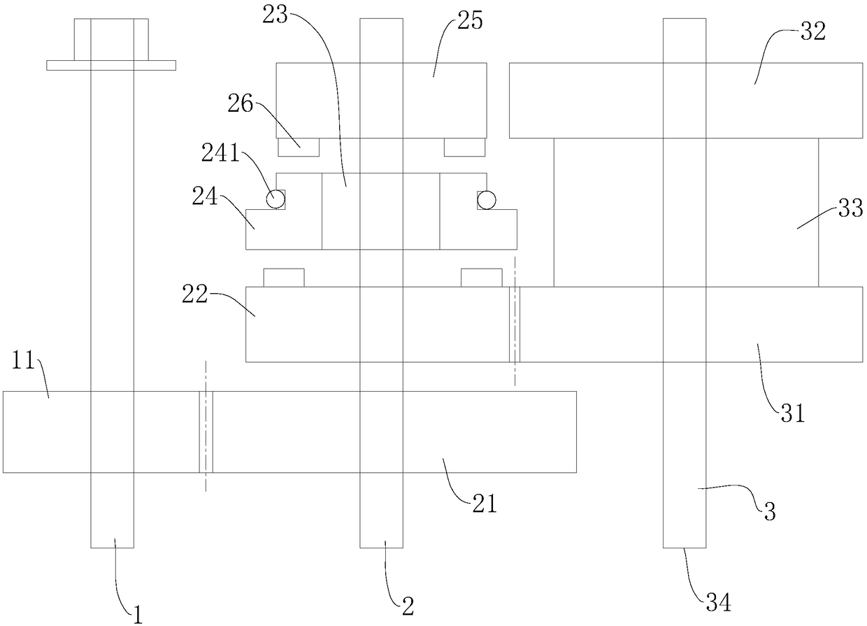 Built-in driving system with two-gear mechanism