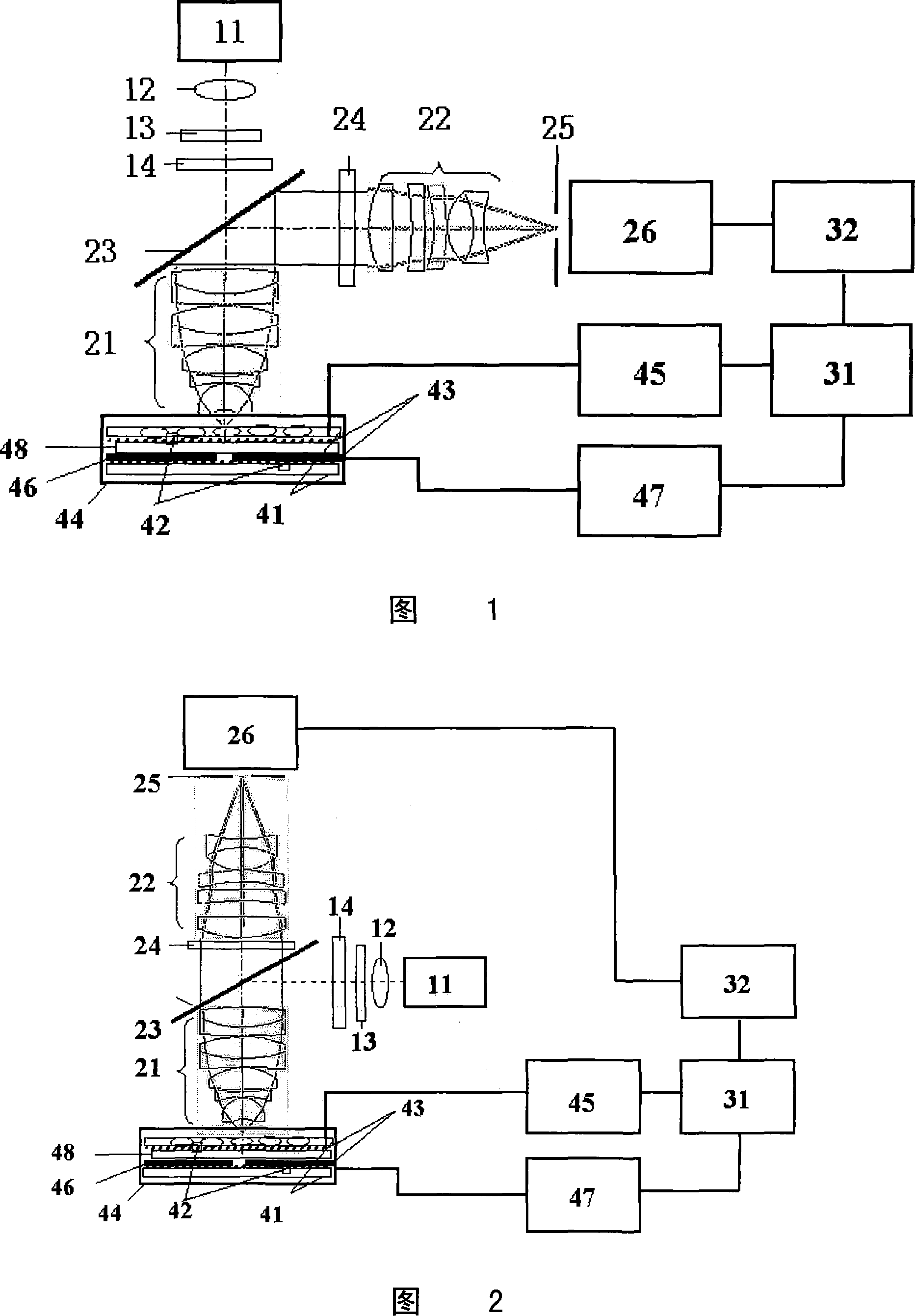 Micro-nano system fluid chip detection system and detection method
