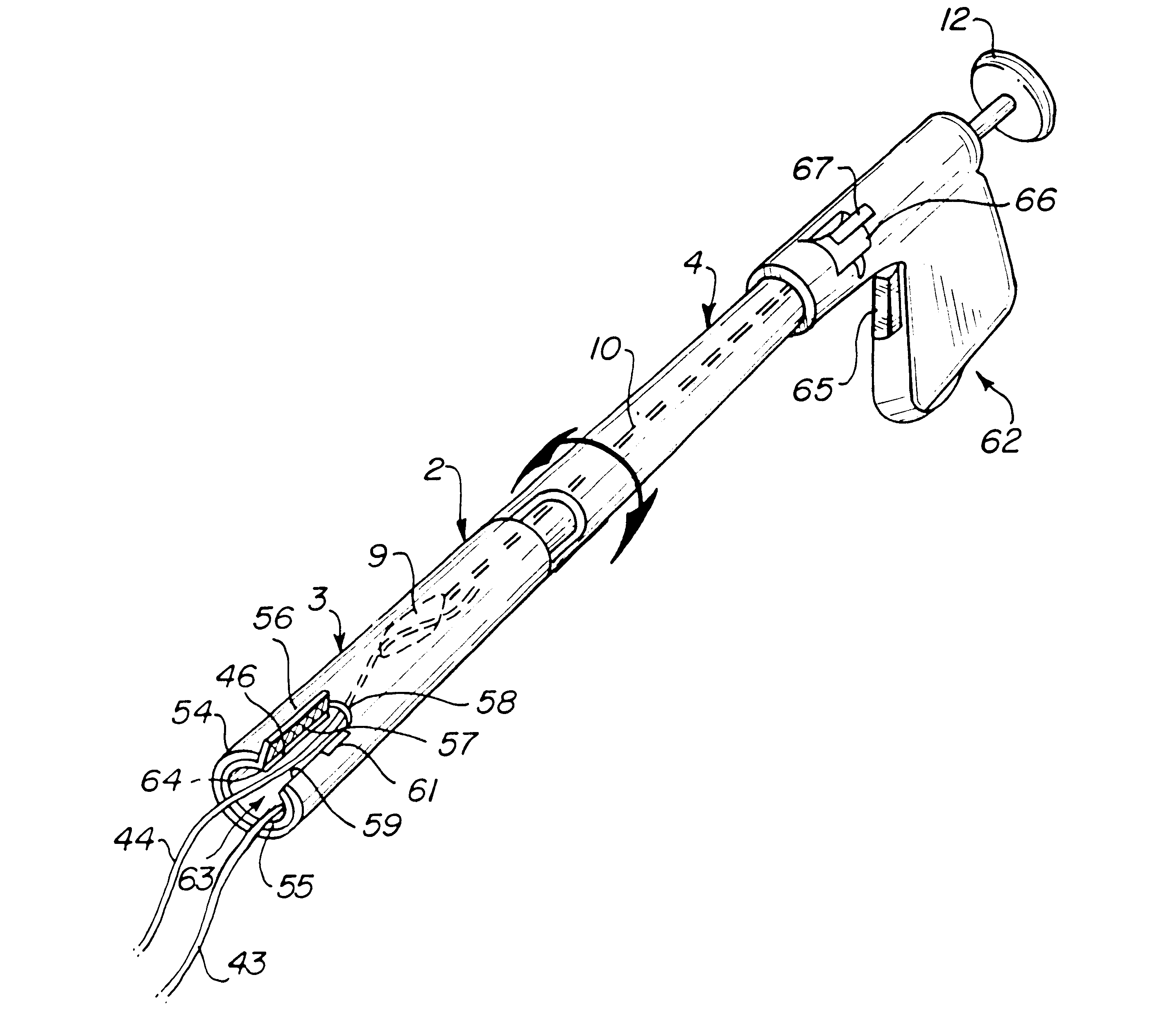 Suture welding device