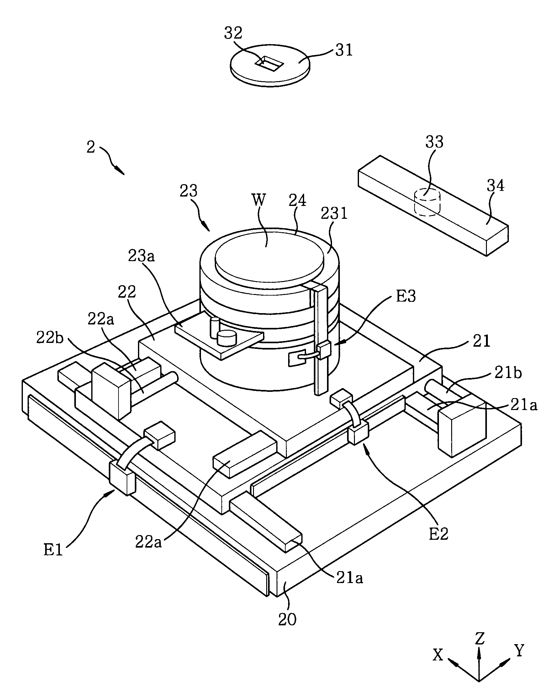 Probe apparatus and method for measuring electrical characteristics of chips